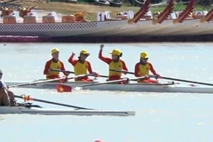 Bộ tứ Lê Thị Hiền, Dư Thị Bông, Hà Thị Vui, Phạm Thị Ngọc Anh mang về Huy chương Vàng môn Rowing, nội dung thuyền 4 nữ hạng nặng 1 mái chèo. 