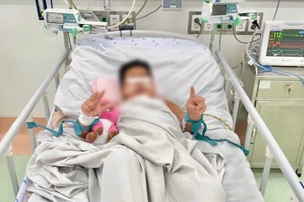 Bệnh nhi D. đang hồi phục tích cực.