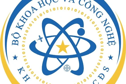 Hình ảnh logo mới của Bộ Khoa học và Công nghệ. (Ảnh: MAI HÀ)