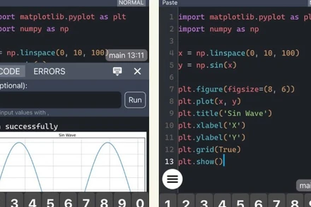 Ứng dụng CalC là ứng dụng tính toán trên thiết bị điện thoại di động tích hợp trí tuệ nhân tạo. (Ảnh: TL)
