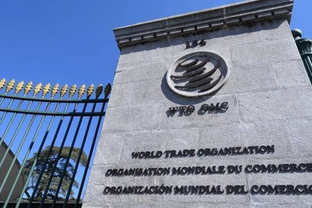 Trụ sở Tổ chức Thương mại Thế giới tại Geneva, Thụy Sĩ. (Ảnh: THX/TTXVN)