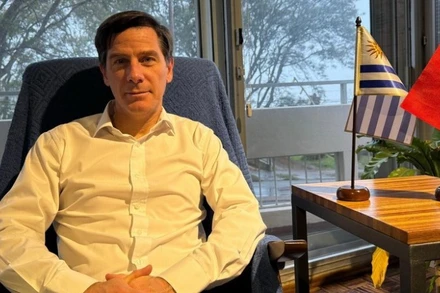 Giáo sư, Tiến sĩ Ignacio Bartesaghi, Giám đốc Viện Thương mại Quốc tế thuộc Đại học Công giáo Uruguay. (Ảnh: TTXVN) 