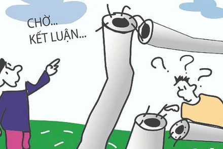 Góc biếm họa: “Phát lộ” giữa thiên tai