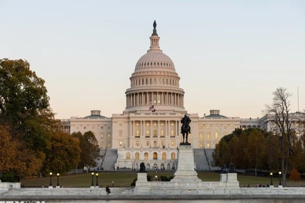 Tòa nhà Quốc hội Mỹ tại Washington, D.C. (Ảnh: THX/TTXVN)