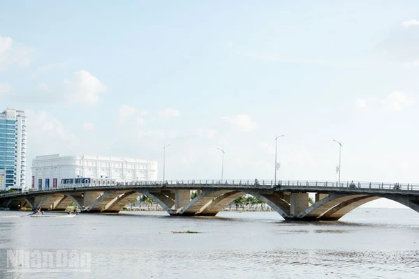 Một góc phường Rạch Giá, tỉnh An Giang.