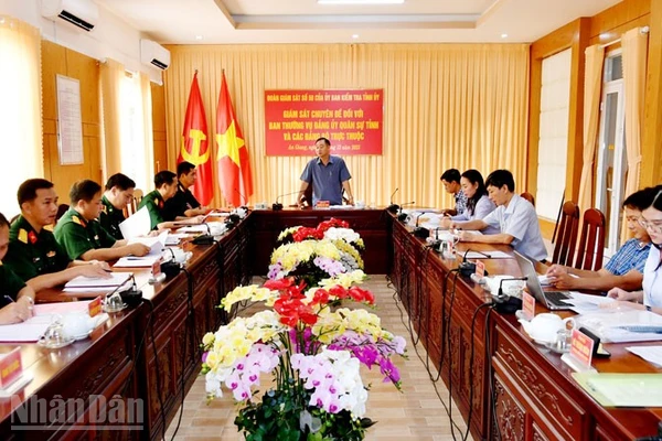 Quang cảnh buổi giám sát.