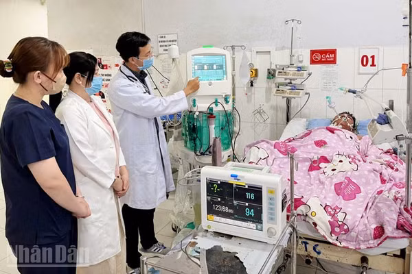 Trung tâm y tế Phú Quốc điều trị bệnh nhân. Ảnh minh họa.