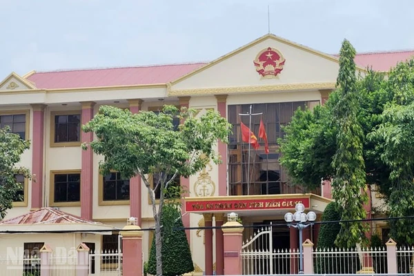 Trụ sở Tòa án nhân dân tỉnh Kiên Giang nay là Tòa án nhân dân tỉnh An Giang - nơi Bùi Hữu Phước đang công tác. (Ảnh minh họa)