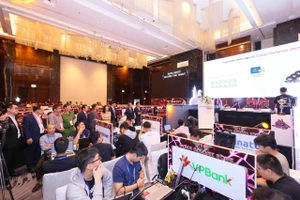 Chương trình Diễn tập chủ động phòng thủ không gian mạng trong khuôn khổ Hội thảo và Triển lãm cấp cao thường niên ngành ngân hàng - Smart Banking 2025. (Nguồn: VNBA)