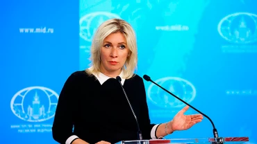 Người phát ngôn Bộ Ngoại giao Nga Maria Zakharova. (Ảnh: Cơ quan báo chí Bộ Ngoại giao Nga)