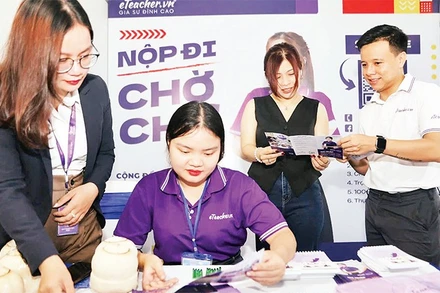 Một sàn giao dịch việc làm tại Thành phố Hồ Chí Minh.