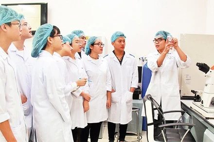 Hoạt động nghiên cứu khoa học tại Đại học Quốc gia Thành phố Hồ Chí Minh.