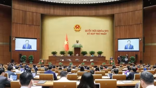 Kỳ họp thứ nhất, Quốc hội khóa XVI. (Ảnh: DUY LINH)