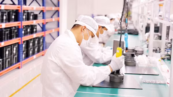 Nhà máy sản xuất AI Camera của MK Vision tại khu Công nghiệp Thăng Long Vĩnh Phúc, Bình Xuyên, tỉnh Phú Thọ. (Ảnh: BÍCH LIÊN)