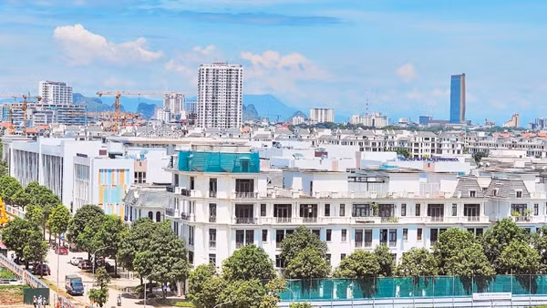 Một khu đô thị mới của tỉnh Thanh Hóa. (Ảnh: MAI LUẬN)
