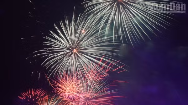[Video] Màn pháo hoa chào mừng năm mới tại Khai mạc Lễ hội hoa đào xứ Lạng năm 2026