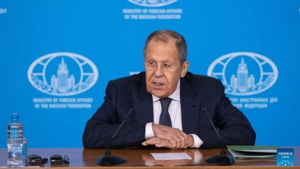 Bộ trưởng Ngoại giao Nga Sergey Lavrov. (Ảnh: THX) 