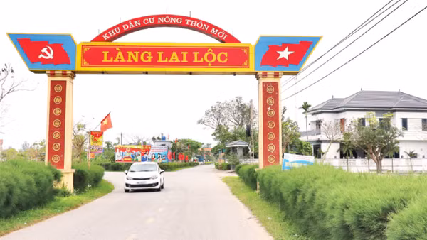 Diện mạo nông thôn mới xã Cẩm Hưng (Hà Tĩnh) ngày càng khởi sắc.