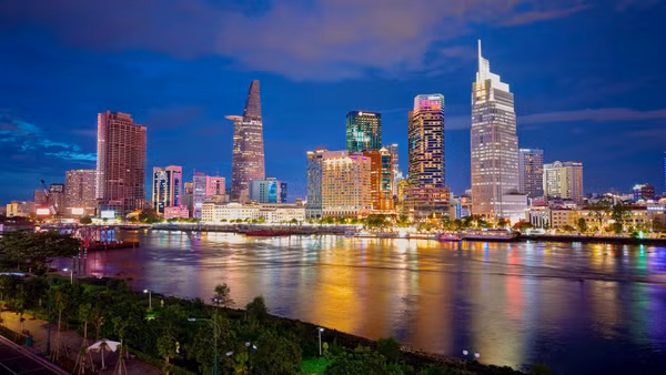Trung tâm Tài chính quốc tế tại Thành phố Hồ Chí Minh được kỳ vọng đóng vai trò kênh dẫn vốn đầu tư quan trọng cho nền kinh tế. (Ảnh: TÙNG ANH)