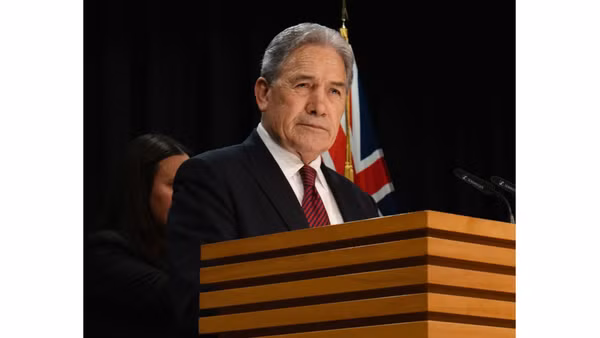 Bộ trưởng Ngoại giao New Zealand Winston Peters. (Ảnh: TTXVN phát)