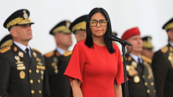 Tổng thống lâm thời Venezuela Delcy Rodriguez tại một sự kiện ở Caracas ngày 28/1/2026. (Ảnh: THX/TTXVN)
