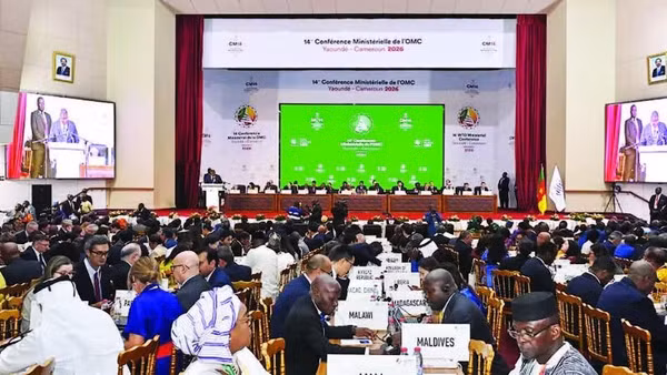 Các đại biểu tham dự hội nghị Bộ trưởng WTO lần thứ 14 (MC14). (Ảnh: TÂN HOA XÃ)