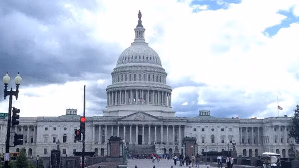 Tòa nhà Quốc hội Mỹ tại thủ đô Washington DC. (Ảnh: TTXVN)