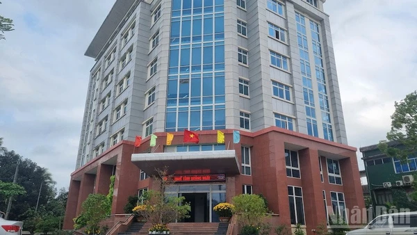 Trụ sở Thuế Quảng Ngãi, cơ quan quản lý 11 Thuế cơ sở trên địa bàn tỉnh Quảng Ngãi.