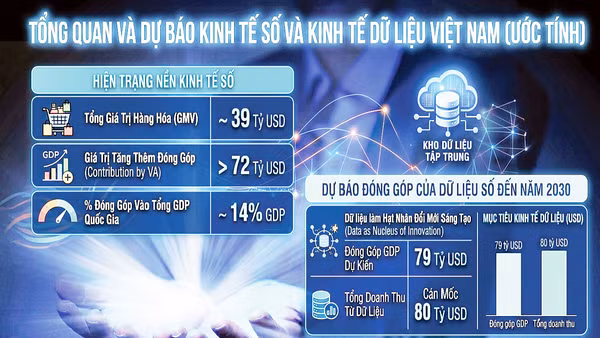 Dự báo về kinh tế dữ liệu tại Việt Nam.