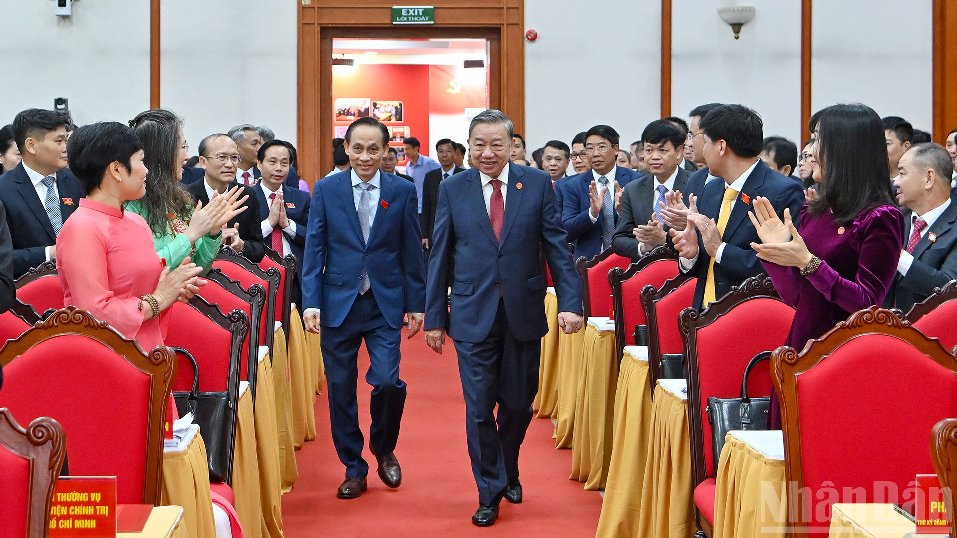 Tổng Bí thư Tô Lâm dự Đại hội đại biểu Đảng bộ Văn phòng Trung ương Đảng nhiệm kỳ 2025-2030.