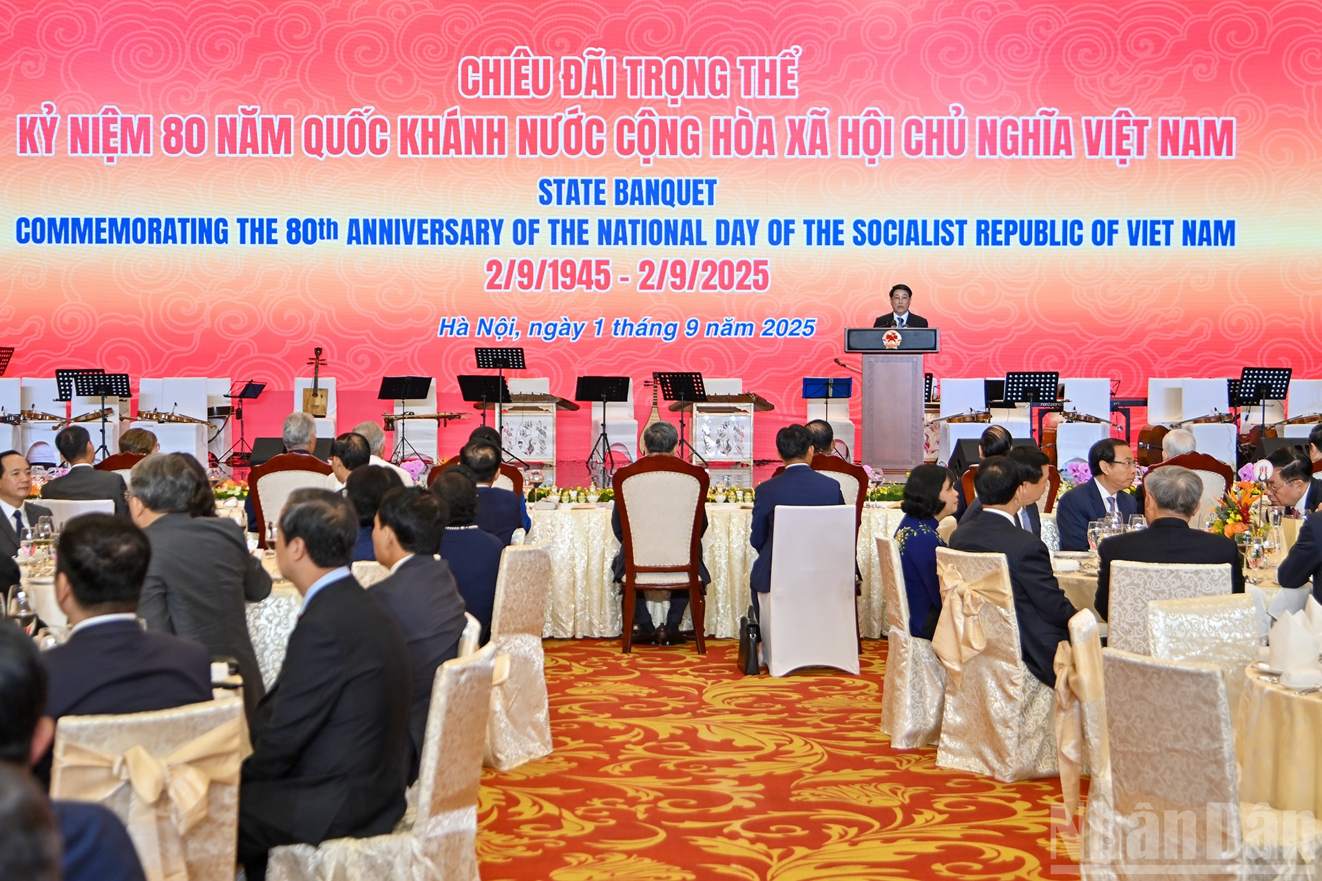 Solemn reception scene to celebrate the 80th anniversary of the National Day of the Socialist Republic of Vietnam. ndo_br_12.jpg