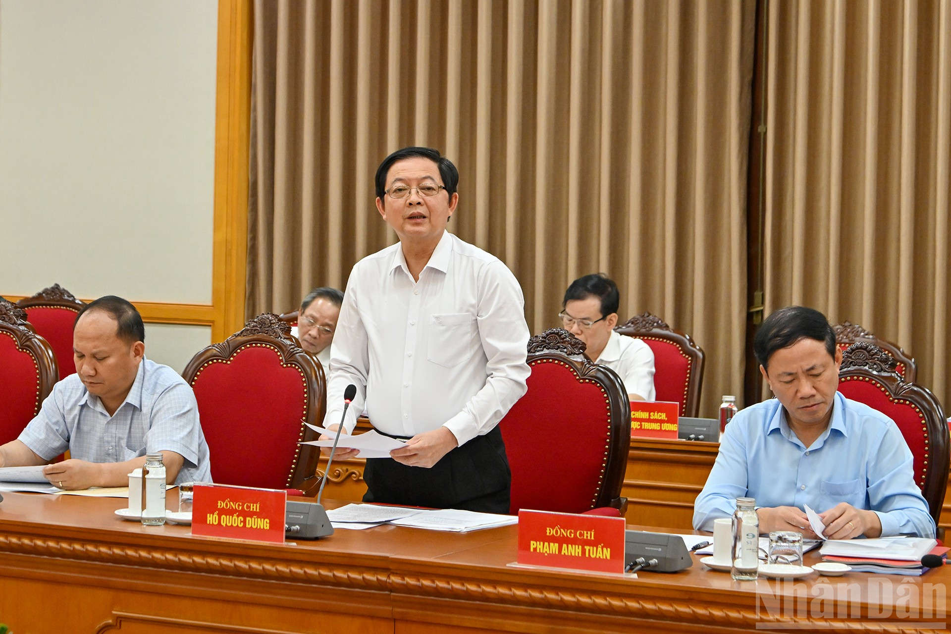 Bí thư Tỉnh ủy Gia Lai Hồ Quốc Dũng phát biểu. ndo_br_11.jpg