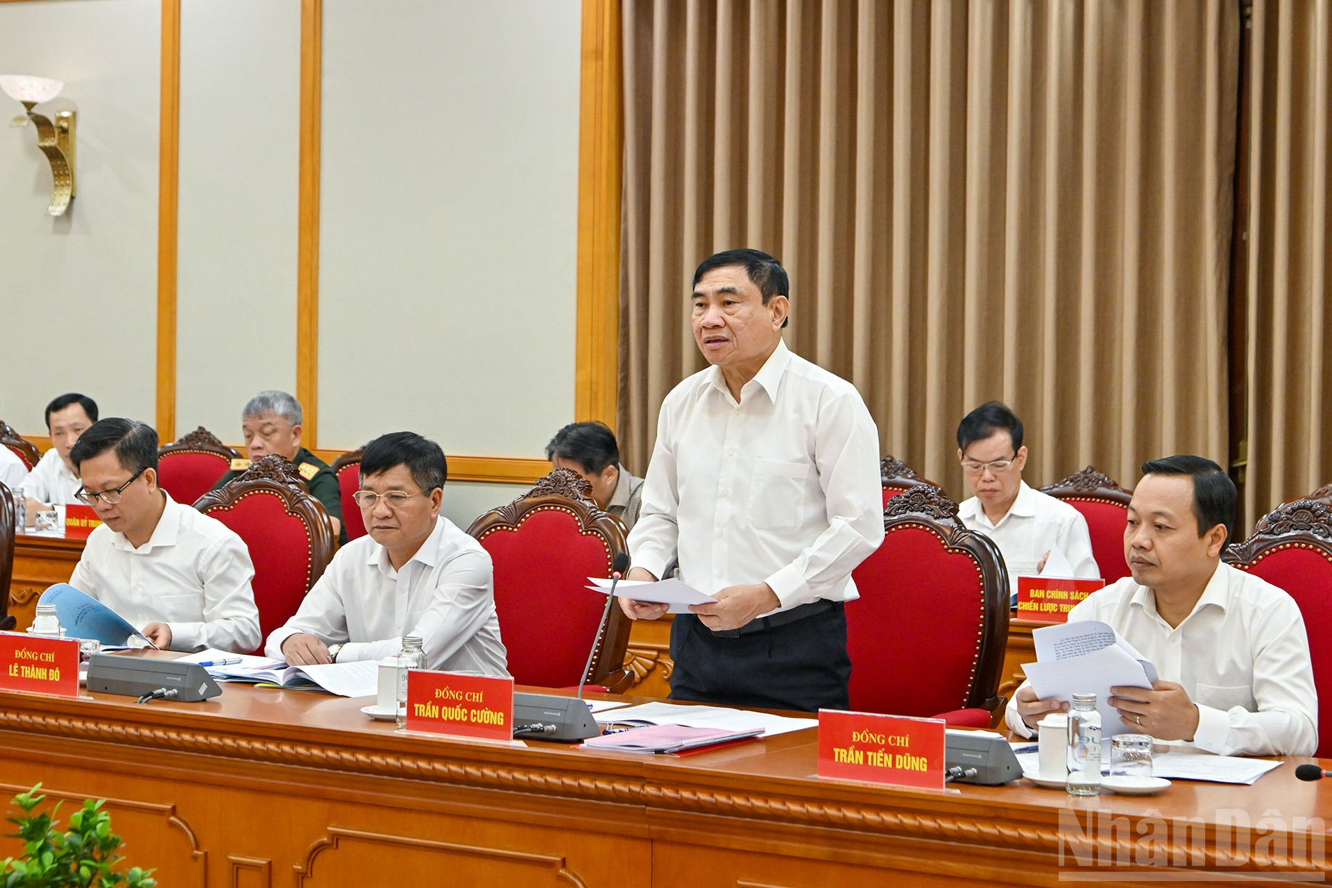 Bí thư Tỉnh ủy Điện Biên Trần Quốc Cường phát biểu. ndo_br_5.jpg