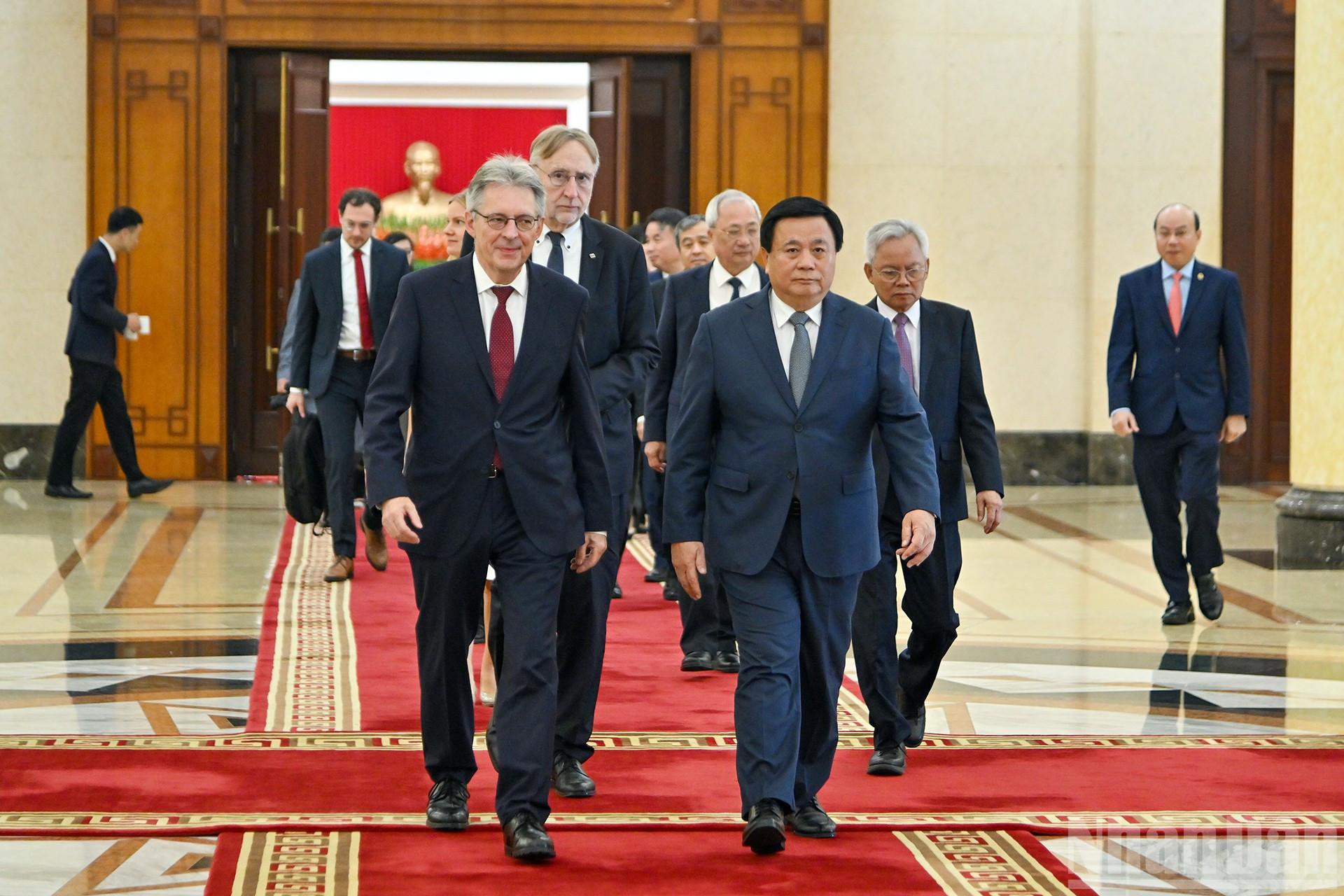 Đoàn đại biểu Đảng Cộng sản Việt Nam và đoàn đại biểu Đảng Dân chủ Xã hội Đức dự đối thoại. ndo_br_2.jpg