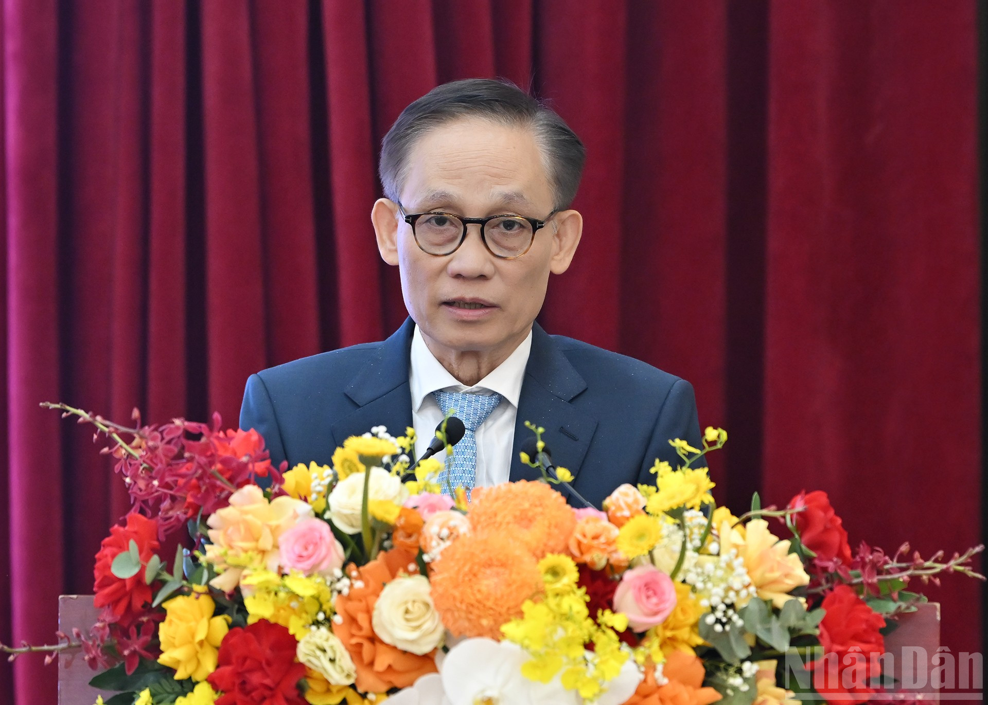 Chánh Văn phòng Trung ương Đảng Lê Hoài Trung phát biểu chỉ đạo tại Đại hội. ndo_br_12.jpg