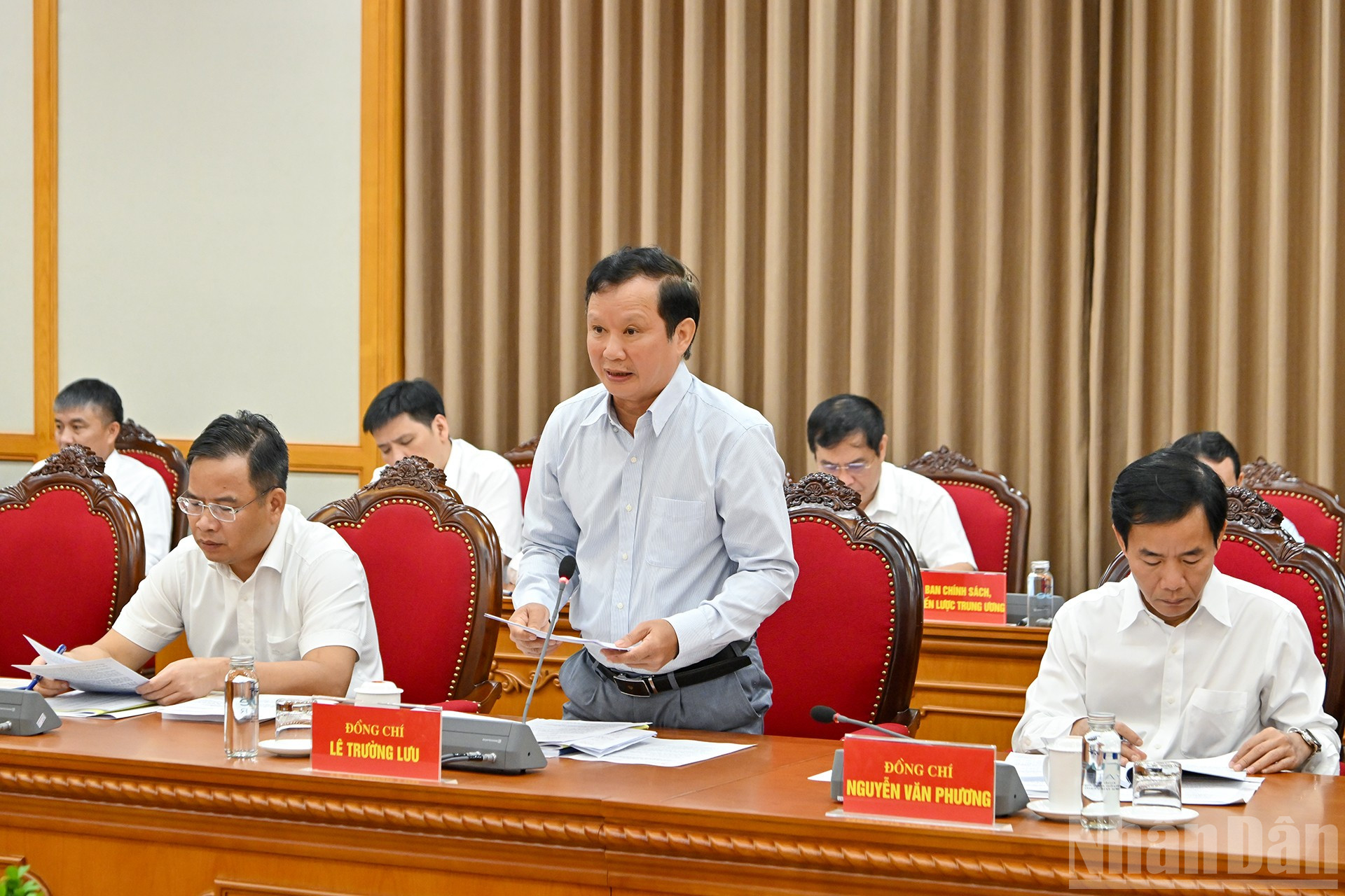 Bí thư Thành ủy Huế Lê Trường Lưu phát biểu. ndo_br_10.jpg