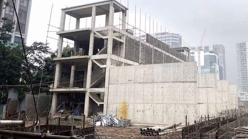 Trạm biến áp 220/110kV Thanh Xuân đang được đẩy nhanh tiến độ.