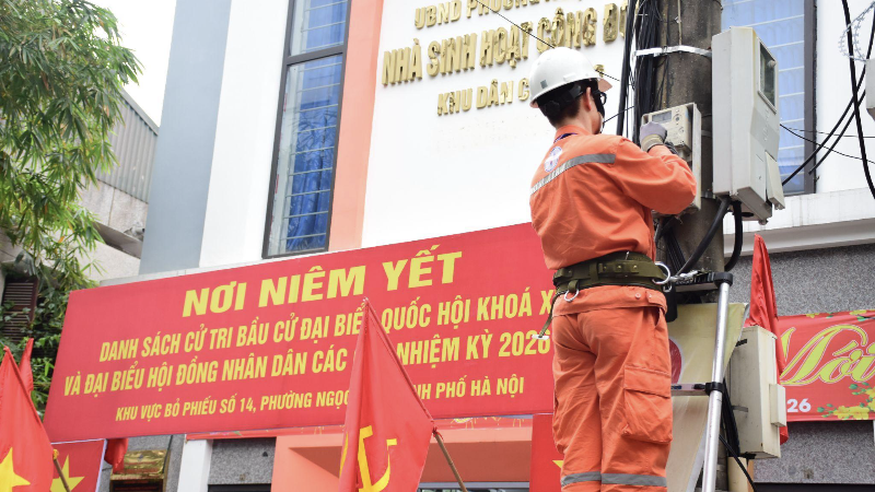 Tăng cường rà soát lưới điện, bảo đảm nguồn điện ổn định trên địa bàn.