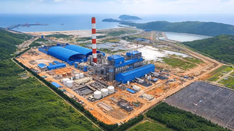 Toàn cảnh Dự án Nhà máy Nhiệt điện Quảng Trạch I.
