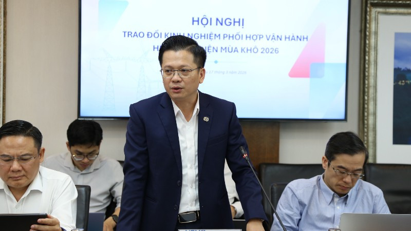 Phó Tổng Giám đốc NSMO Nguyễn Quốc Trung phát biểu khai mạc Hội nghị. 