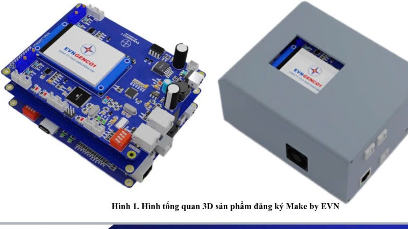 Sản phẩm ‘Make by EVN’ do kỹ sư Phạm Duy Phước và nhóm kỹ sư Thủy điện Đồng Nai phát triển. 