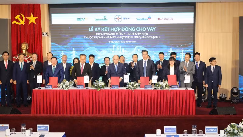 Toàn cảnh lễ ký kết.