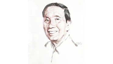 Ký họa chân dung nhạc sĩ Phạm Tuyên của họa sĩ Đỗ Hoàng Tường.