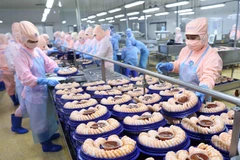 Các mặt hàng tôm chế biến sâu của Việt Nam được nhiều nước ưa chuộng.