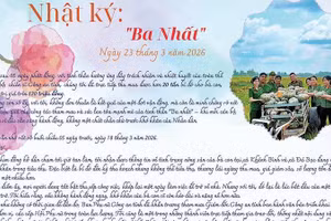 Những dòng cảm xúc sau buổi “giải cứu nông sản” cho bà con nông dân được Thượng úy Phạm Thị Thi chia sẻ chân thật qua trang “Nhật ký Ba nhất”.