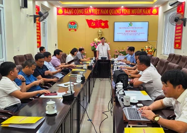 Quang cảnh buổi họp báo.