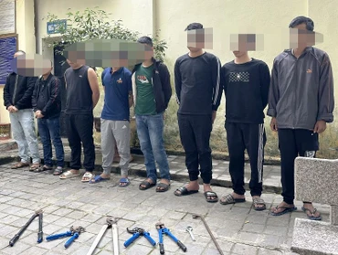 Các đối tượng đang bị tạm giữ hình sự.