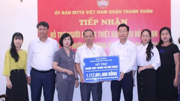 Hỗ trợ gia đình các nạn nhân vụ cháy hơn 1,1 tỷ đồng.