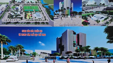 Phối cảnh công trình trọng điểm ở thành phố Thanh Hóa.
