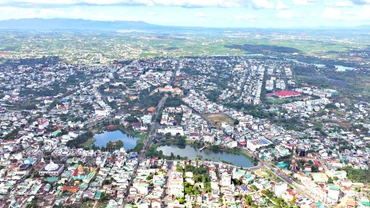 Khu vực trung tâm thành phố Bảo Lộc, tỉnh Lâm Đồng.
